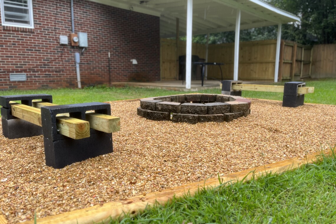 Cagle backyard - firepit