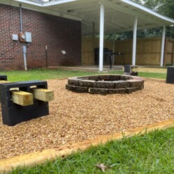 Cagle backyard - firepit
